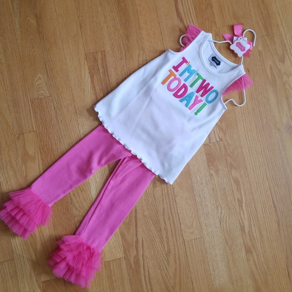 Mud Pie 2nd Birthday Set